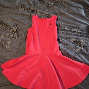Polo by Ralph Lauren Vibrant Pink Kids Dress